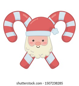Merry christmas santa claus vector design