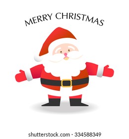 Merry Christmas Santa Claus vector illustration for Christmas celebration