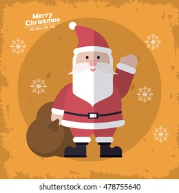 merry christmas santa design