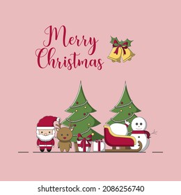 Merry Christmas from Santa and friends