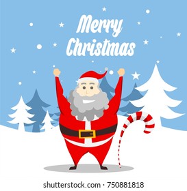 Merry Christmas Santa Snow Man