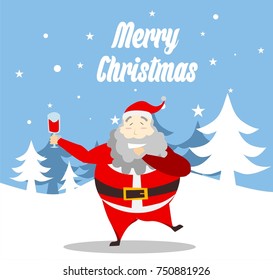 Merry Christmas Santa Snow Man