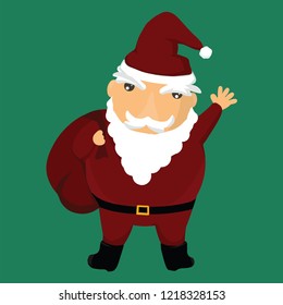 Merry Christmas Santa Vector