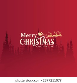 Merry Christmas Santa Vector Design