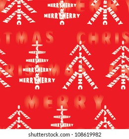 Merry Christmas seamless background