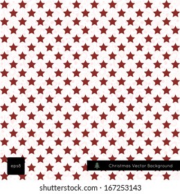 Merry christmas seamless background pattern. Vector illustration for web page backgrounds, postcards, greeting cards, invitations, pattern fills, surface textures. With stars.
