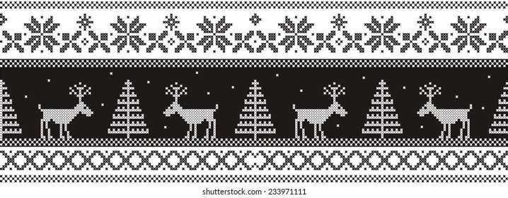 25,244 Sweater Pattern Black And White Images, Stock Photos & Vectors ...