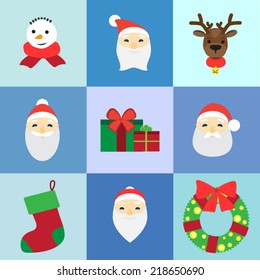 Merry Christmas seamless pattern