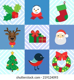 Merry Christmas seamless pattern