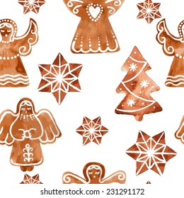 Merry christmas seamless pattern
