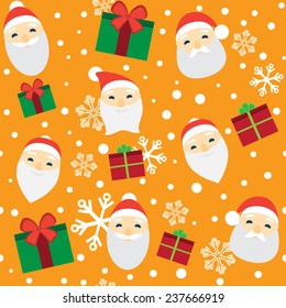 Merry Christmas seamless pattern