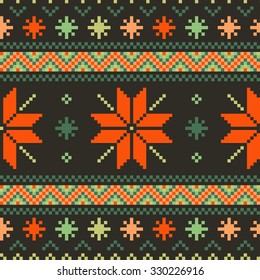 Merry Christmas seamless pattern
