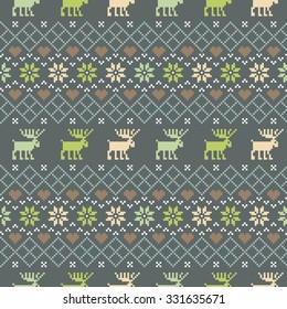 Merry Christmas seamless pattern