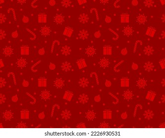 Merry Christmas seamless pattern background. vector.