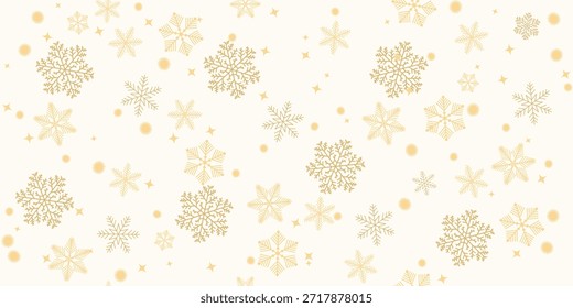 Feliz Navidades sin patrón de fondo saludos Plantilla. Espacio vacío con copos de nieve y regalos. Tarjeta de Feliz Navidad para el Sitio web de Anuncio y saludos.