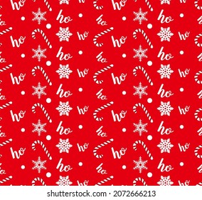 Merry Christmas seamless pattern. Candy canes background. design for pillow, print, fashion, clothing, fabric, gift wrap. vector.