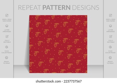 Merry Christmas seamless pattern with geometric motifs. Snowflakes with different ornaments.