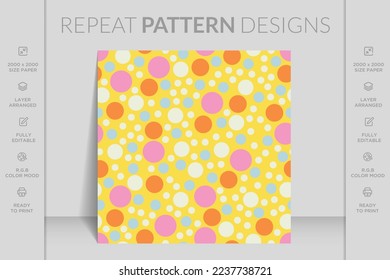 Frohe Weihnachten nahtloses Muster mit geometrischen Motiven. Schneeflocken mit verschiedenen Ornamenten.