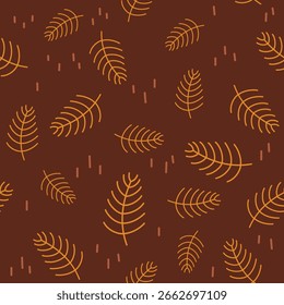 Feliz Natal padrão sem emenda. Plano de fundo do vetor de Ano Novo Minimalista
