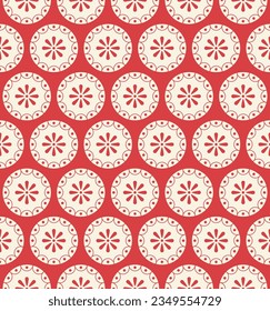 Merry Christmas seamless pattern. Repetitive pattern. Vector illustration.