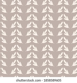 Feliz Navidad patrón sin fisuras con hojas y ramas florales dibujadas a mano vectorial.Navidad de fondo repetido para papel de envoltura, tela, impresión textil