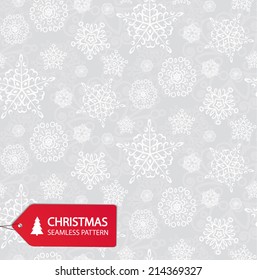 Merry Christmas seamless pattern. Vector illustration