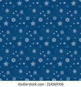 Merry Christmas seamless pattern. Vector illustration