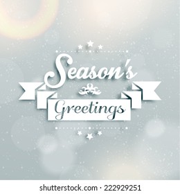 Merry Christmas Season Greetings Quote Vector Design