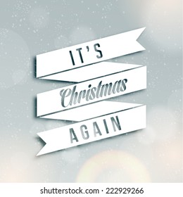 Merry Christmas Season Greetings Quote Vector Design