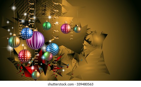 Merry Christmas Seasonal Background for your greeting cards, New Years Flyer, Chrstmas dinner invitation, posters and do on.