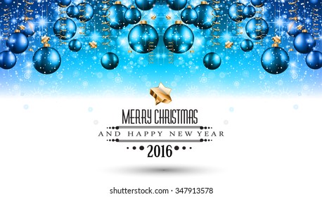 Merry Christmas Seasonal Background for your greeting cards, New Years Flyer, Chrstmas dinner invitation, posters and do on.