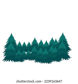 Merry Christmas set de elementos de diseño de árbol Ilustración vectorial