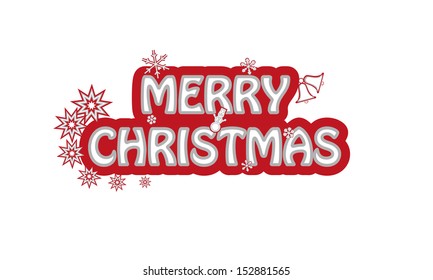 Merry Christmas Sign Stock Vector (royalty Free) 152881565 