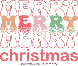 Merry Christmas - Christmas Sign  , Vintage Christmas Sign  , retro Christmas  design