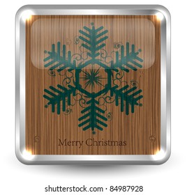 Merry Christmas sign for your design. Vector illustration