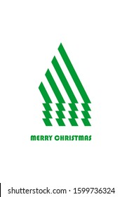 MERRY CHRISTMAS SIMPLE DESIGN FOR GREETING CARD