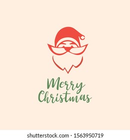 Merry Christmas Sinterklaas Logo Vector