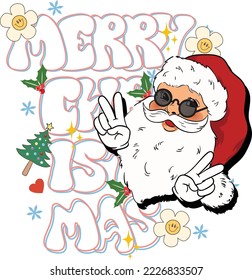 Merry Christmas slogan  and happy new year