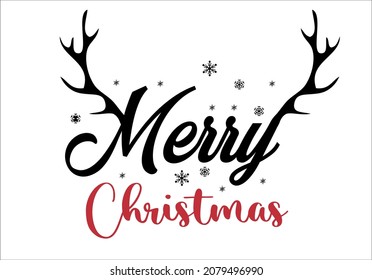 merry christmas slogan text vector.mug,t shirt,phone case fashion slogan style new year sticker 