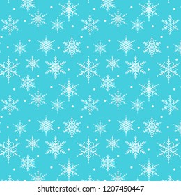 Merry Christmas. Snow flake Patter for Christmas Day.