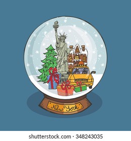 1,460 Snow globe doodle Images, Stock Photos & Vectors | Shutterstock