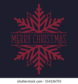Merry Christmas Snowflake