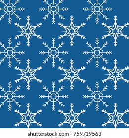 merry christmas snowflake background