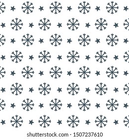 Merry christmas snowflake background vector design