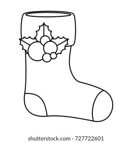 merry christmas socks decorative