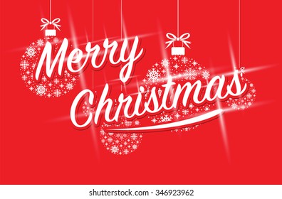 merry christmas sparkling text