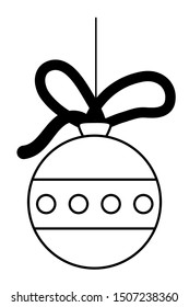 Merry christmas sphere vector design
