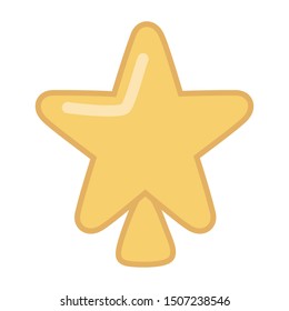 Merry christmas star vector design