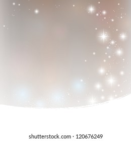 Merry Christmas starry vector background