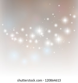 Merry Christmas starry vector background